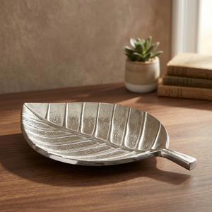 Plat décoratif à feuilles en aluminium compact pour une utilisation de table dans les bureaux, les cuisines et les zones de service de fête à un prix abordable d'Inde - Product Image 4