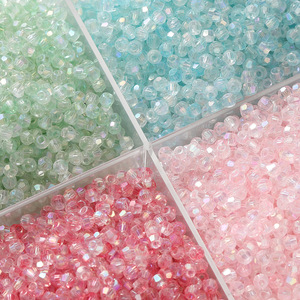 ลูกปัดแก้วสีสันสดใสทรงสองแฉก ขนาด 3.5x4.5 มม. 100 ชิ้น สำหรับทำเครื่องประดับ DIY สร้อยข้อมือ สร้อยคอ และอุปกรณ์เสริม - Product Image 4