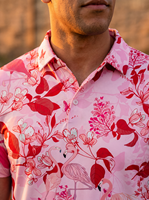 Usine de vêtements de golf OEM/ODM, design personnalisé à motifs, t-shirt de golf à séchage rapide pour hommes, polo de golf anti-transpiration