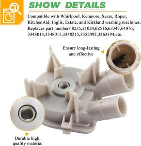 3363394 Remplacement de la <span class=keywords><strong>pompe</strong></span> de machine à laver pour <span class=keywords><strong>pompe</strong></span> de vidange de <span class=keywords><strong>laveuse</strong></span> Kenmore Maytag <span class=keywords><strong>Whirlpool</strong></span> - Product Image 4