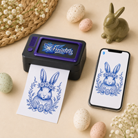 Imprimante de pochoirs de tatouage sans fil compacte et durable Xprinter MP03 80 mm pour surprise de panier de Pâques