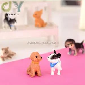 Simulazione Mini Gatto Del Cane Modello Figurine di Animali In Miniatura Pet Puppy Giocattoli Bambola