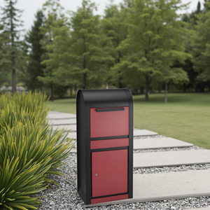 Caja de Entrega personalizada popular Caja de envío de paquete de metal para exteriores de acero galvanizado con cerradura inteligente <span class=keywords><strong>digital</strong></span> para <span class=keywords><strong>correo</strong></span> - Product Image 1