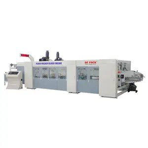 Spot Corrugated Box Machine China Carton Box Flexo Printer Slotter Die Cutter Folder Gluer Inline