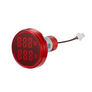 Ampèremètre Voltmètre Numérique à Double Affichage LED Rond <span class=keywords><strong>de</strong></span> 50 mm, Indicateur <span class=keywords><strong>de</strong></span> Tension et <span class=keywords><strong>de</strong></span> Courant - Product Image 1