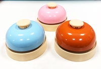 Meilleures ventes : Clochette d'appel manuelle en métal pour réception, table de service, animaux de compagnie et accessoires de jouets pour enfants