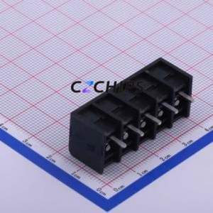 JL762-76205BA1 Barrier Terminal Block Through hole Component (THT),P=7.62mm Connector Three Sides 7.62mm 1x5P Straight Pin - Product Image 2