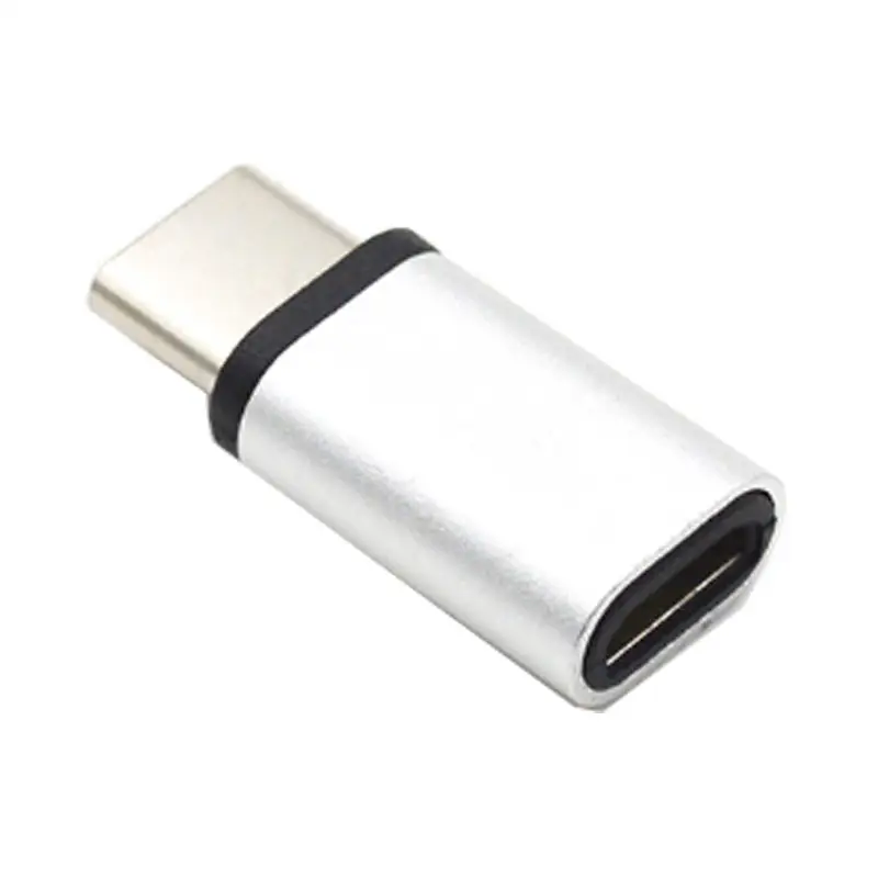 Colorful Micro Female to USB Type C Male Adapter for Data Syncing USB Data Charger Transfer Adapter