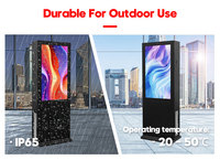 Afficheur numérique LED extérieur grand format avec écran tactile, indice de protection IP65, taille personnalisable - SIGN