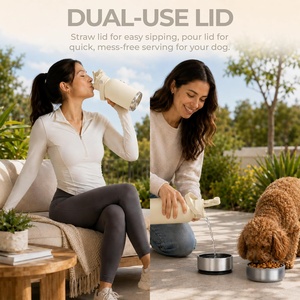 Botella de Agua Deportiva de Acero Inoxidable Aislada de 32 oz con Compartimento Secreto para Llaves, Auriculares, Caja Fuerte de Seguridad, Frasco para Fitness - Product Image 5