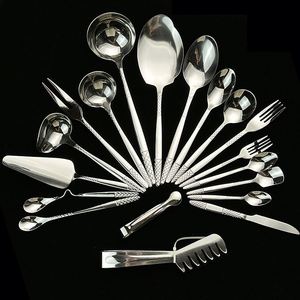Couverts en acier inoxydable de haute qualité avec finition miroir, manche épais, cuillère, fourchette, couteau pour hôtel et restaurant - Product Image 6