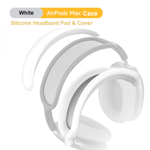 Funda protectora <span class=keywords><strong>de</strong></span> silicona para <span class=keywords><strong>Airpods</strong></span> Max Headband Pad Headband Cover para Apple <span class=keywords><strong>Airpods</strong></span> Max Earphone - Product Image 4