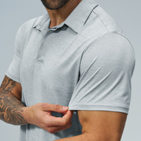 Polo de golf pour homme 81003N, 100% polyester, respirant, anti-transpiration, séchage rapide, pour le sport et les loisirs en plein air