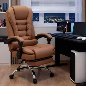 K Home Chaise d'ordinateur, chaise de bureau décontractée avec dossier inclinable, chaise de canapé, chaise de bureau haut de gamme pour patron - Product Image 6