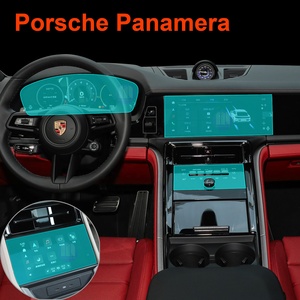 Cho Porsche Panamera 2025 & 2023 Tempered Glass Bảng điều chỉnh công cụ Hiển thị màn hình bảo vệ lớp đa phương tiện bảo vệ nhãn dán - Product Image 3