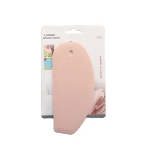 Cortador De Cartão Azul Confeiteiro De Bolo Personalizado Feijão Forma Banco De Pastelaria Scoop Personalizado Smoother Tool Set Bolo Cozimento Raspador De Massa De Silicone