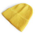 Bonnet tricoté à revers pour enfants, style coréen, couleur unie, personnalisé, pour l'hiver - Product Image 3