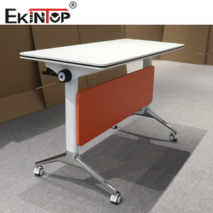Sinonis Training Room Office Furniture Desk Training Desk Folding Conference Meeting <b>Table</b> <b>with</b> <b>Wheel</b> - Product Image 3