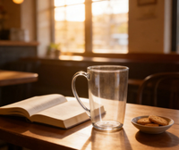 Vente en gros de gobelets en plastique transparents pour boire du café, réutilisables, avec logo personnalisé imprimé, pour la maison, la cuisine, le bureau, le petit-déjeuner