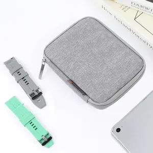 Wholesale Watch Band Organizer Box HAWEEL Digital Cable Storage Case Original Nylon Electronic Storage Bag Dropshipping OEM