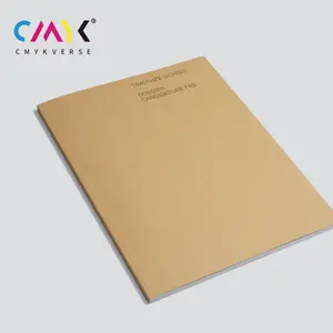 Reliure parfaite papier Kraft doux couverture livre de coloriage Instruction impression manuelle