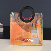 Sac à bandoulière transparent en PVC, étanche et écologique, personnalisable avec logo, pour masque facial et lotion – Vente directe usine