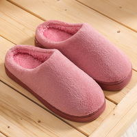 Échantillon gratuit de pantoufles en tissu pantoufles en peluche pantoufles style ballet