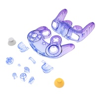 Plaque frontale et coque arrière les plus vendues avec boutons pour contrôleur Gameboy Cube-Ensemble de boutons complet pour NGC