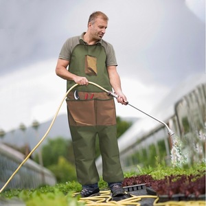 Tablier de travail imperméable à jambes séparées pour charpentier et jardinier, pour hommes, avec poches et sangle réglable - Product Image 4