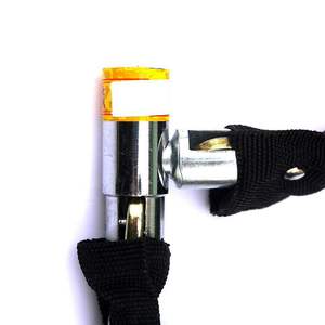 Cadena de Seguridad para Bicicleta, 80 cm de Longitud, Metálica, Antirrobo, Negra, Nueva, para Motocicleta y Vehículo Eléctrico - Product Image 4