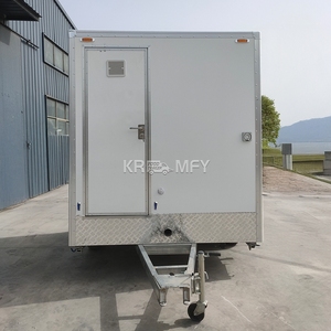 Baño Móvil Confortable de 2 Estaciones para Eventos al Aire Libre, Remolque de Baños Portátiles 2025 - Product Image 3