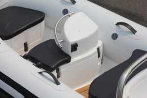 Yate deportivo inflable de PVC de 10 pies, bote de pesca de fibra de vidrio Hypalon de PVC de 1,2mm, bote de remos de rescate al aire libre - Product Image 6