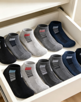 Chaussettes de sport en coton tricotées sur mesure ODM pour hommes, multicolores, 12 paires, taille 43-46, vente en gros