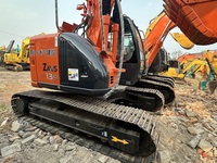Excavadora de segunda mano Excelente estado Usado Hitachi zx135 Us en bajo consumo de combustible Japón Hecho Usado Hitachi 135
