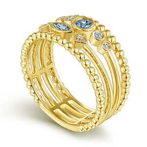 Anello Geometrico Cavo per Donne, Gioielli Scintillanti per Feste, Vendita all'Ingrosso - Product Image 2