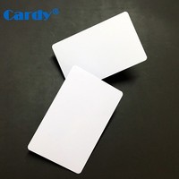 Carte NFC 13,56 MHz, jet d'encre, vierge, blanche, PVC, NTAG213, NTAG215, NXPNTAG216, imprimable, URL codée, carte RFID