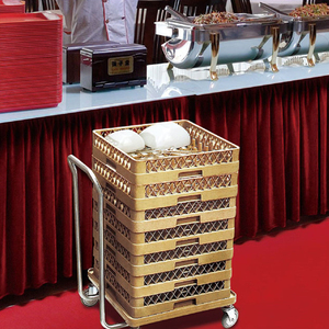 Étagère murale double niveau en PP pour vaisselle et bols, design multifonctionnel pour hôtels et usage domestique, pour couteaux - Product Image 1
