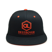 Casquette de baseball ajustée unisexe avec patchs personnalisés, logo brodé, fermeture snapback, performance sportive
