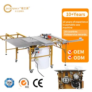 Used 220V Plywood Sliding Table Saw Vertical Panel Saw with Reliable Blade for Wood Cutting in Furniture Making