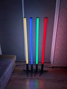 Entrepôts européens : 360 tubes <span class=keywords><strong>LED</strong></span> Pixel 4 pièces avec sac, éclairage <span class=keywords><strong>LED</strong></span> IP65, <span class=keywords><strong>tube</strong></span> <span class=keywords><strong>LED</strong></span> couleur pleine, DMX sans fil, lumière DJ pour événements et mariages - Product Image 6