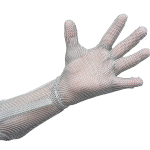 Gant en maille métallique personnalisable, résistant aux coupures, à doigts entiers, durable, pour atelier, cuisine, boucher - Product Image 1