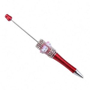 Stylo bille fantaisie Tinker Bell en forme de chat mignon, rotatif, à personnaliser, en stock, vente en gros - Product Image 3