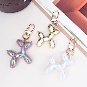 Wholesale <b>Balloon</b> Dog Keychain Colorful Resin <b>Mini</b> Pendant for DIY Craft Bag Charm Creative Gift - Product Image 3