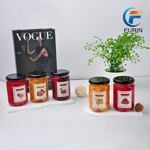 Luxe Top Trending Maison Parfums Bougie Décorative Fraise Orange <span class=keywords><strong>Confiture</strong></span> Petites Bougies De Soja Bougie Nouveauté - Product Image 2