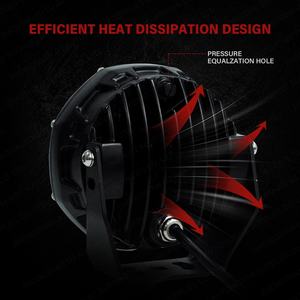 Faro Led Universal Amarillo de 5 Pulgadas Luz de Conducción de 12V para Vehículo Todoterreno 4X4 Luz Antiniebla para UTV Camión Tractor - Product Image 3