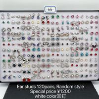 Perhiasan XUPING Grosir Anting Kristal Campuran Desain Batu Permata Bulat Oval Warna-warni Koleksi Perhiasan Fashion untuk Wanita