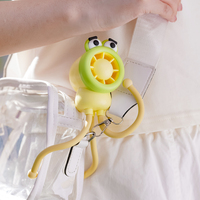 Ventilateur portable pour poussette bébé, forme pieuvre mignonne, flexible, jouet à main, pour siège auto et bureau