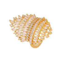 Leicht kombinierbarer, trendiger, schlangenförmiger Zirkon-Ring als Hochzeitsgeschenk, schlichter, eleganter Damen-Schmuck im Instagram-Stil, Öffnungsring aus Kupfer