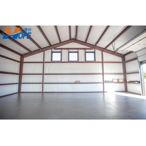Stazione degli autobus capannone deposito biciclette officina casa prefabbricata Carport moderno <span class=keywords><strong>Garage</strong></span> in metallo per esterni auto struttura in acciaio 4s autosalone - Product Image 6