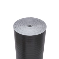 Rouleau de mousse en aluminium double face pour isolation de tuyaux, enveloppe en aluminium pour fenêtres, tubes et isolation thermique
